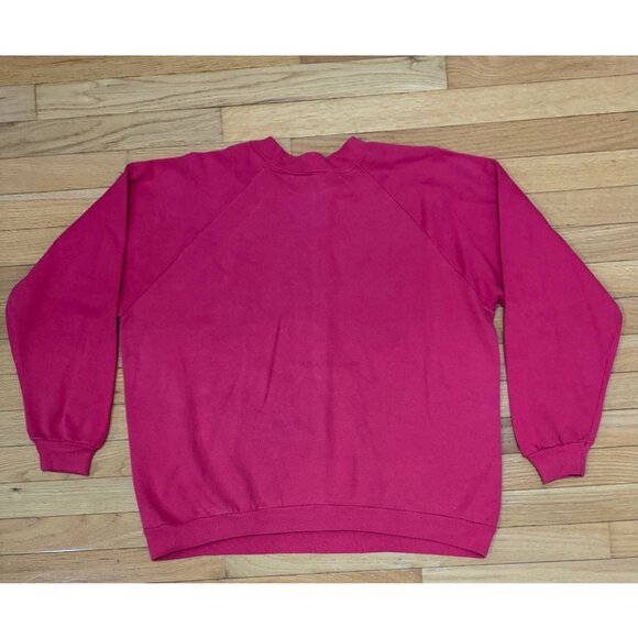 Lot of 2 Vintage Sweatshirts L – Hanes Floral & Russell Grandpa – USA Made - Picture 4 of 16